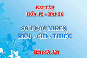 Bài tập Niken (Ni), Kẽm (Zn), Chì (Pb), Thiếc (Sn): Giải bài tập 1, 2, 3, 4, 5 trang 163 SGK Hóa 12 bài 36